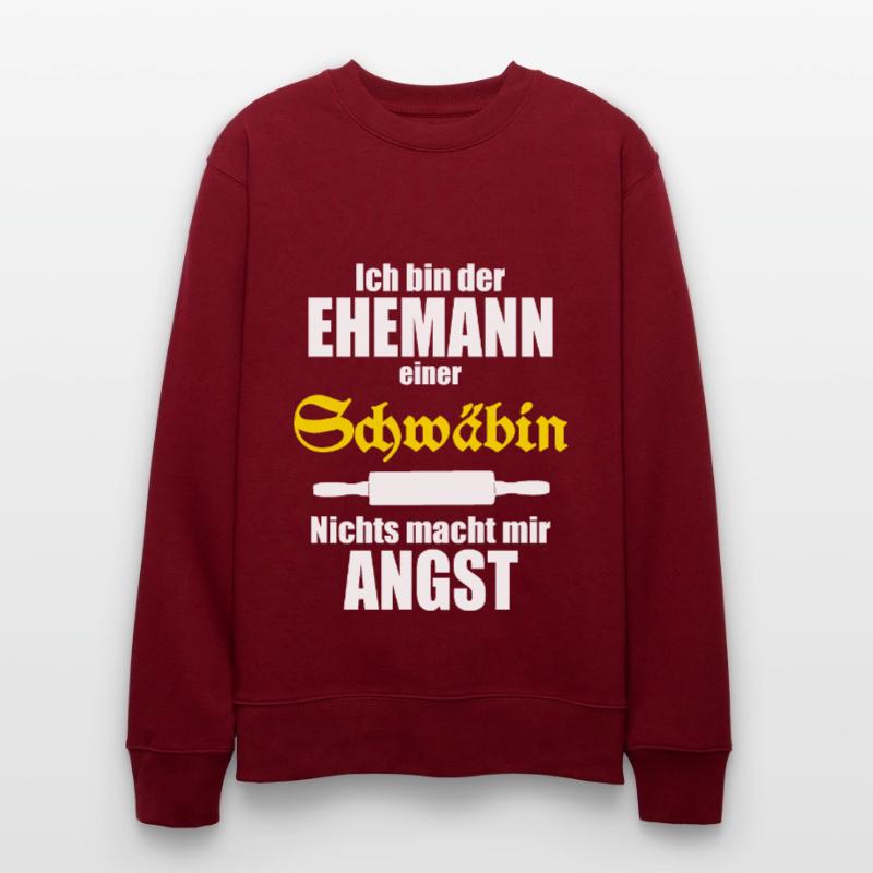 Ich bin der Ehemann einer Schwäbin Stanley/Stella Unisex Bio-Sweatshirt CHANGER 