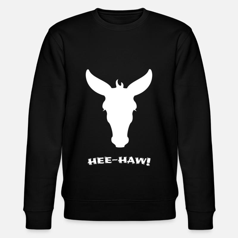 âne âne mulet - Sweat bio CHANGER Stanley/Stella Unisexe - noir