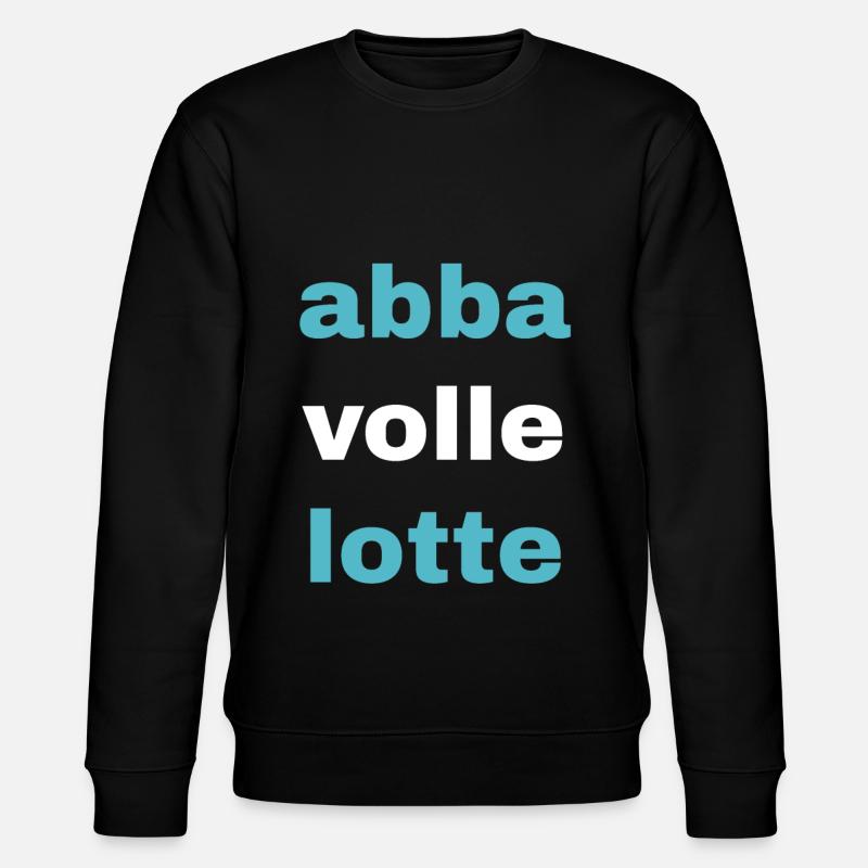 but full lotte - Stanley/Stella CHANGER Unisex Organic Sweatshirt - black