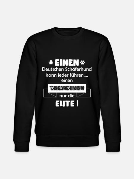 Tschechoslowakischer Wolfshund - Stanley/Stella Unisex Bio-Sweatshirt CHANGER - Schwarz
