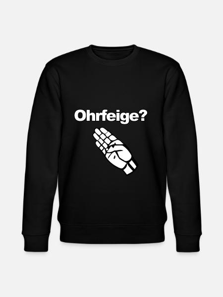 Slap? - Stanley/Stella CHANGER Unisex Organic Sweatshirt - black