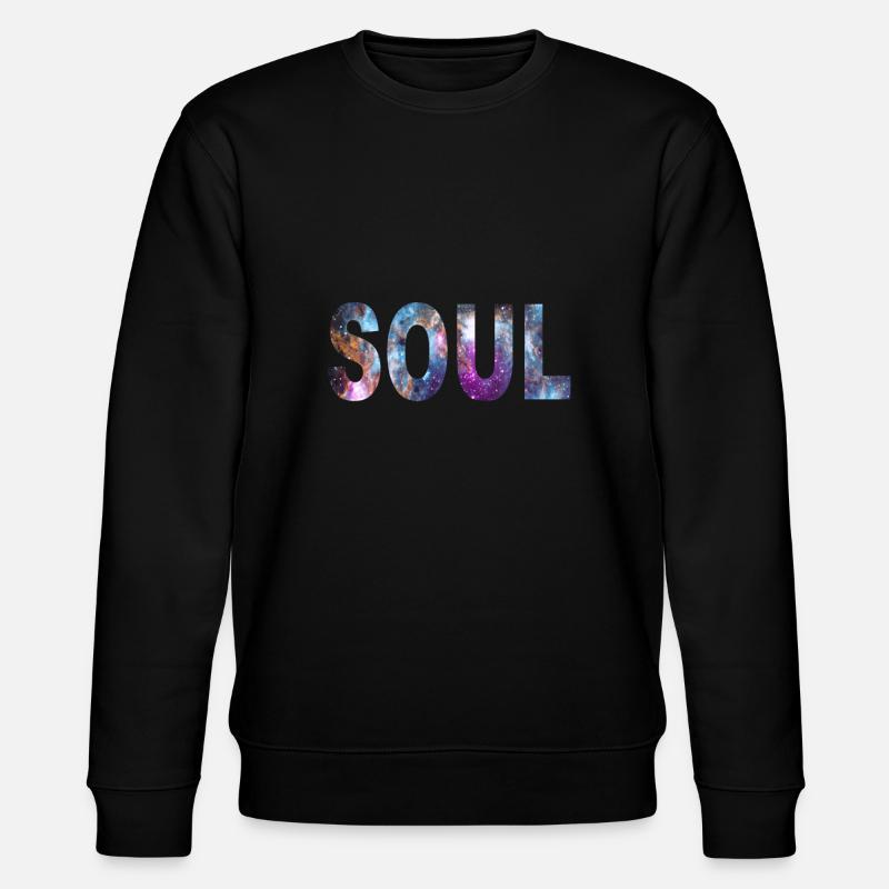 Kosmische Seele - Stanley/Stella Unisex Bio-Sweatshirt CHANGER  - Schwarz