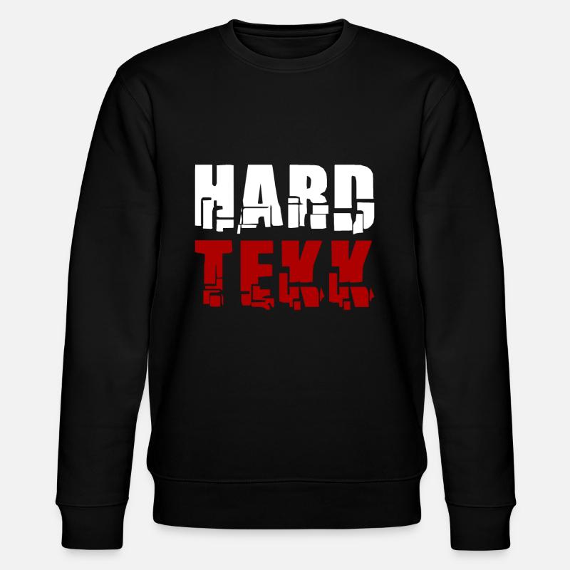 Hard Tekk Techno - Stanley/Stella CHANGER Unisex Organic Sweatshirt - black