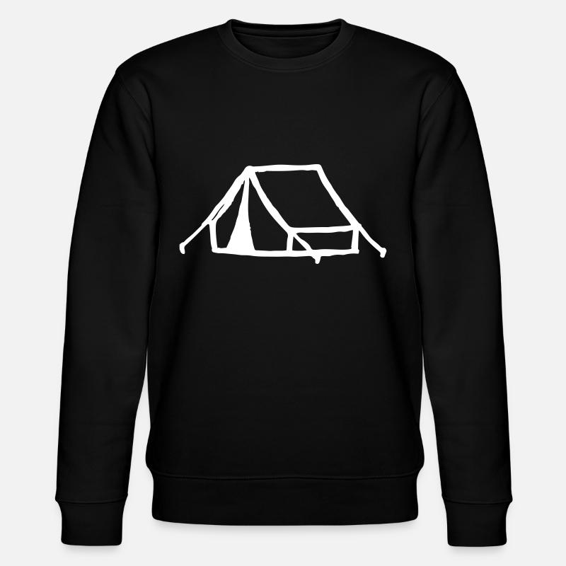 Camping Tente Camping - Sweat bio CHANGER Stanley/Stella Unisexe - noir