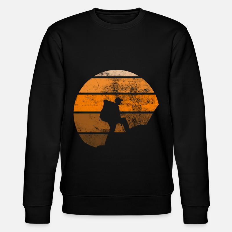 Rétro - Randonnée - - Sweat bio CHANGER Stanley/Stella Unisexe - noir