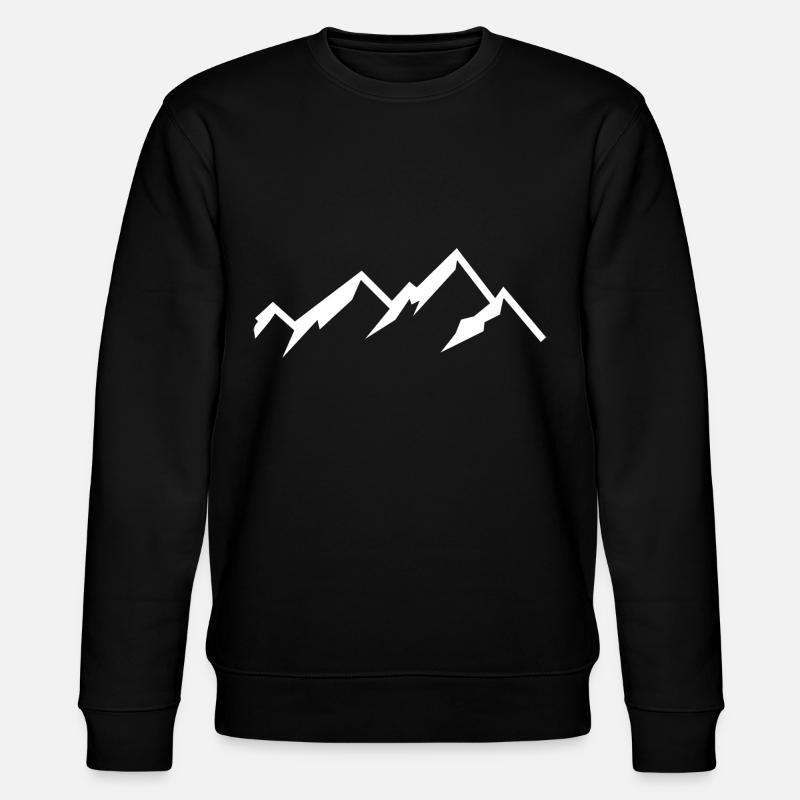 Berge - Stanley/Stella Unisex Bio-Sweatshirt CHANGER  - Schwarz