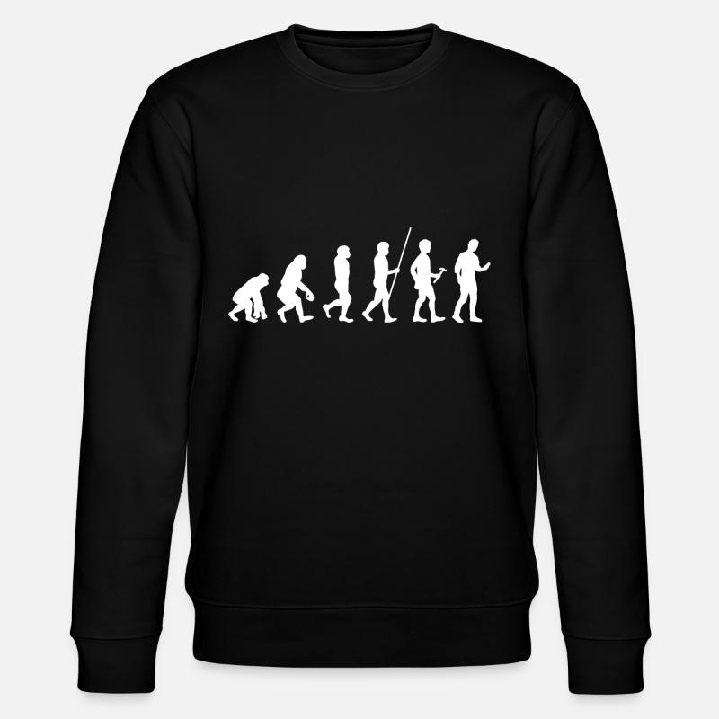 Evolution Smartphone Generation - Stanley/Stella Unisex Bio-Sweatshirt CHANGER  - Schwarz