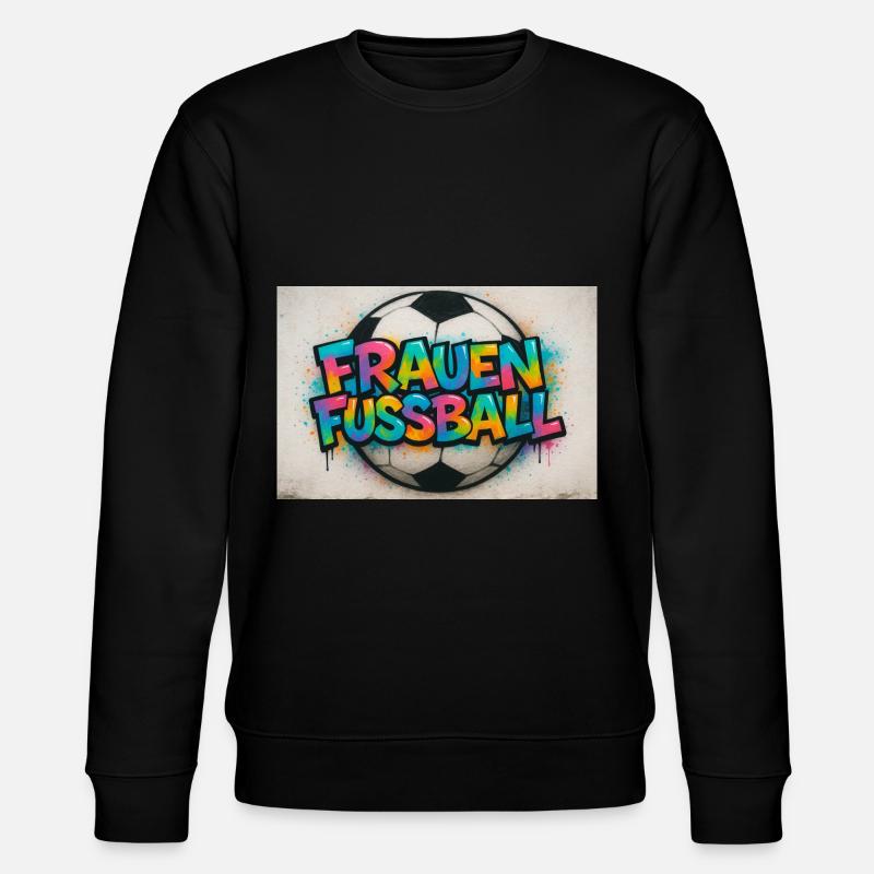 Frauenfussball - Stanley/Stella Unisex Bio-Sweatshirt CHANGER  - Schwarz