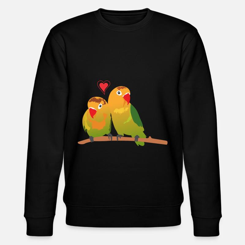 Inséparables sur une branche - Sweat bio CHANGER Stanley/Stella Unisexe - noir