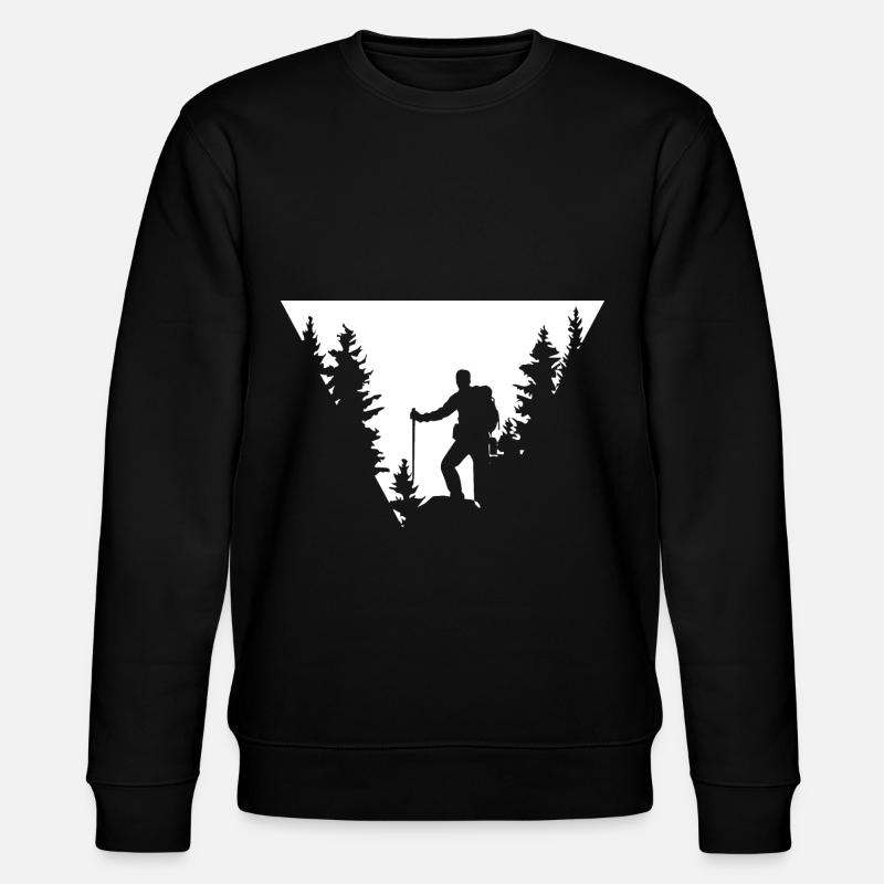 Triangle - Hiking - (3) - Stanley/Stella CHANGER Unisex Organic Sweatshirt - black