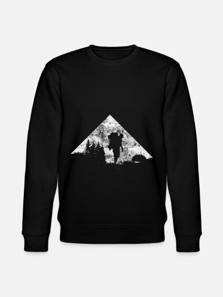 Mountain - Hiking - (21) - Stanley/Stella CHANGER Unisex Organic Sweatshirt - black