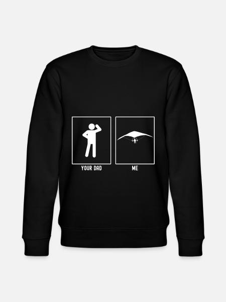 Your Father - Me - Gliding Center - Stanley/Stella CHANGER Unisex Organic Sweatshirt - black
