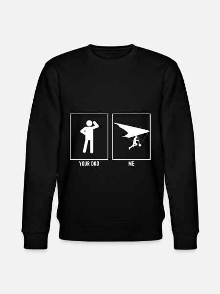 Your Father - Me - Gliding - Right - Stanley/Stella CHANGER Unisex Organic Sweatshirt - black