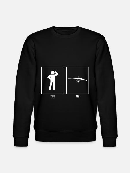 You - I - Sky gliding on - Stanley/Stella CHANGER Unisex Organic Sweatshirt - black