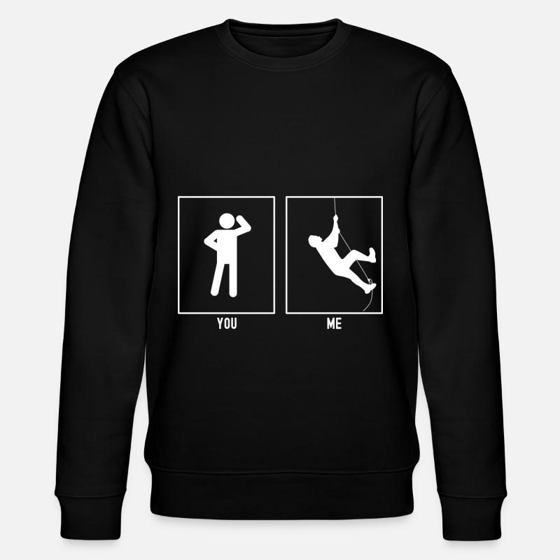 Vous - Moi - Escalade murale - Sweat bio CHANGER Stanley/Stella Unisexe - noir