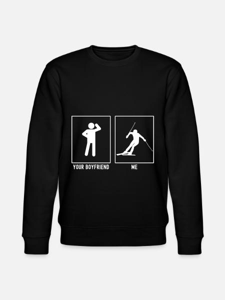 Your friend - me - Skiing professional - Stanley/Stella CHANGER Unisex Organic Sweatshirt - black