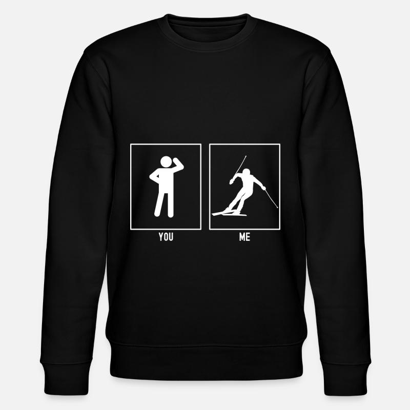 Toi - Moi - Skieur - Sweat bio CHANGER Stanley/Stella Unisexe - noir