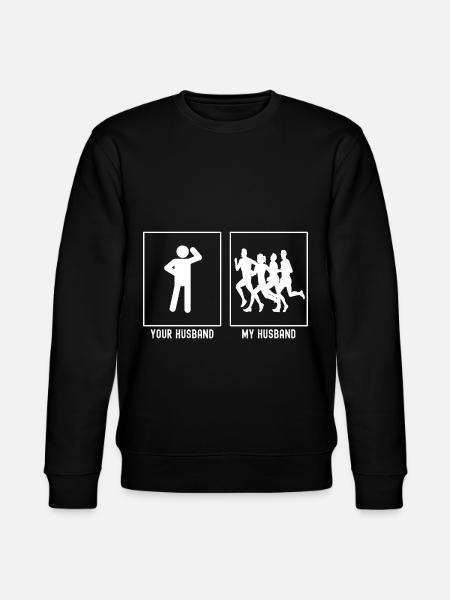 Your Husband - My Husband - Runner - Stanley/Stella CHANGER Unisex Organic Sweatshirt - black