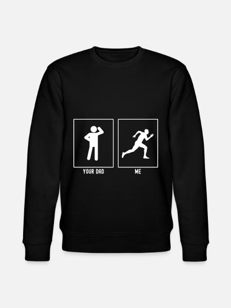 Your Father - Me - Men's Run - Stanley/Stella CHANGER Unisex Organic Sweatshirt - black