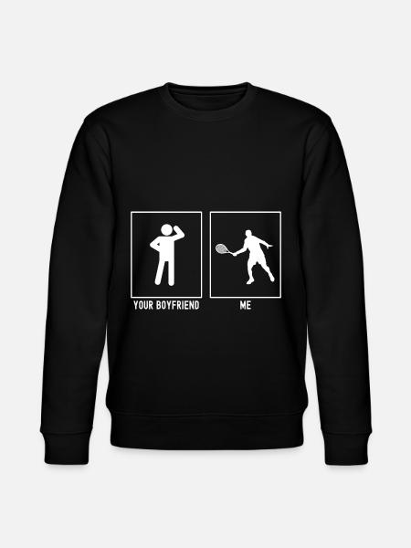Your friend - Me - Tennis player - Stanley/Stella CHANGER Unisex Organic Sweatshirt - black