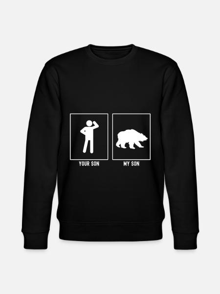 Your Son - My Son - Hunting - Stanley/Stella CHANGER Unisex Organic Sweatshirt - black