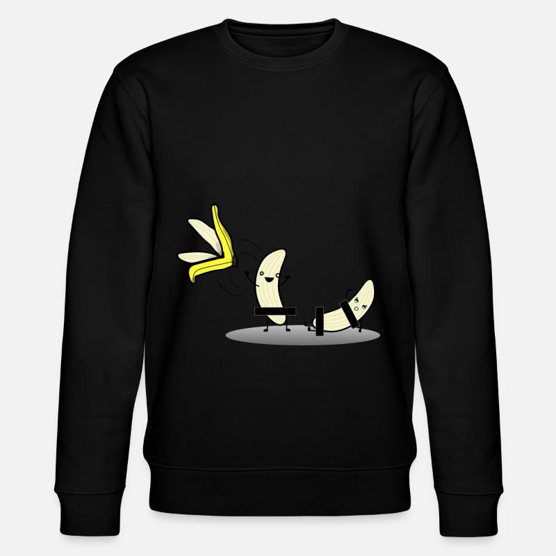 Bananen Strip Dance Striptease - Stanley/Stella Unisex Bio-Sweatshirt CHANGER  - Schwarz