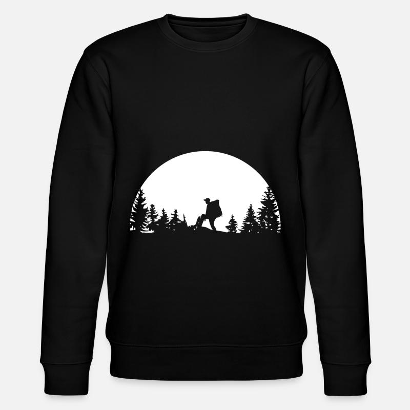 Wanderer - (6) - Stanley/Stella Unisex Bio-Sweatshirt CHANGER  - Schwarz