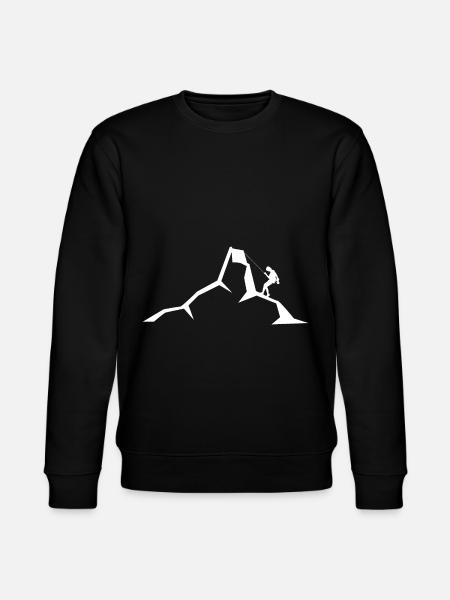 Mountain - Climbing - (7) - Stanley/Stella CHANGER Unisex Organic Sweatshirt - black