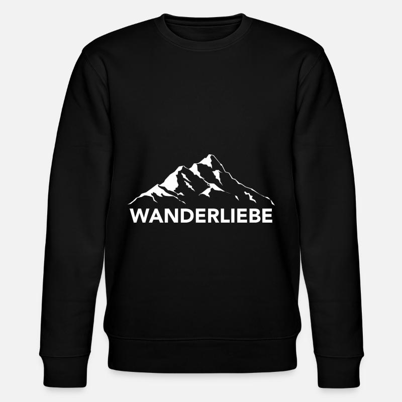 Wanderliebe - (8) - Stanley/Stella Unisex Bio-Sweatshirt CHANGER - Schwarz