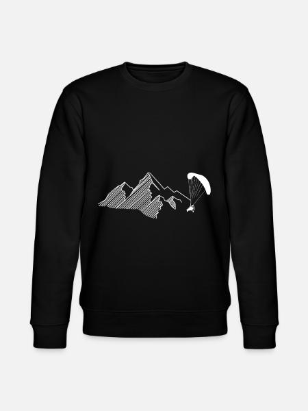 Mountain - Paragliding - (7) - Stanley/Stella CHANGER Unisex Organic Sweatshirt - black