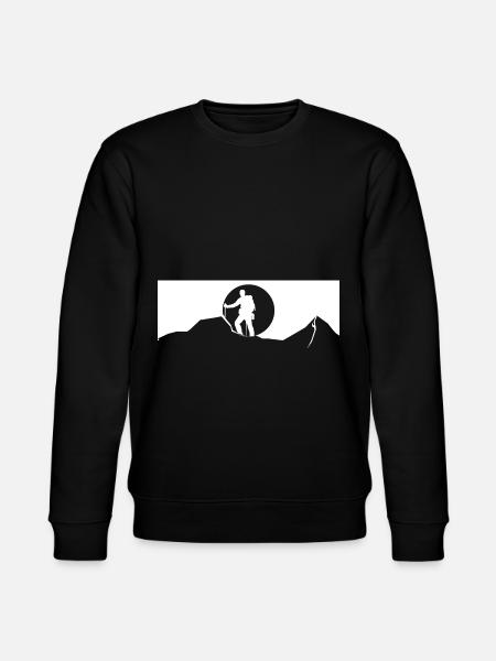 Mountain - Hiking - (6) - Stanley/Stella CHANGER Unisex Organic Sweatshirt - black