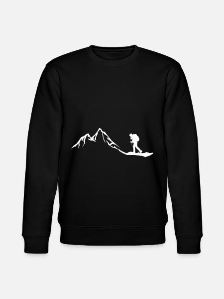 Mountain - Hikers - (12) - Stanley/Stella CHANGER Unisex Organic Sweatshirt - black