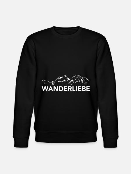 Wanderliebe - (4) - Stanley/Stella Unisex Bio-Sweatshirt CHANGER - Schwarz