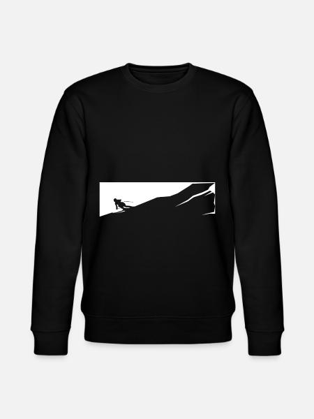 Skiing - (20) - Stanley/Stella CHANGER Unisex Organic Sweatshirt - black