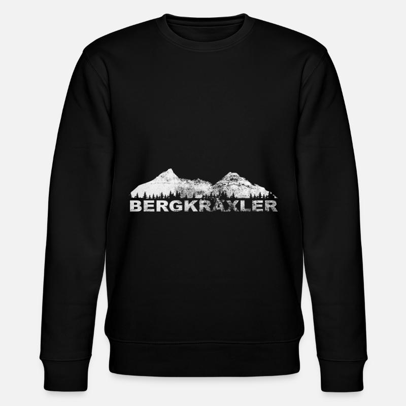 Mountain climbers - - Stanley/Stella CHANGER Unisex Organic Sweatshirt - black