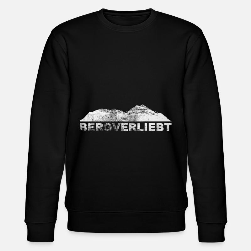 Bergverliebt - (7) - Stanley/Stella Unisex Bio-Sweatshirt CHANGER  - Schwarz