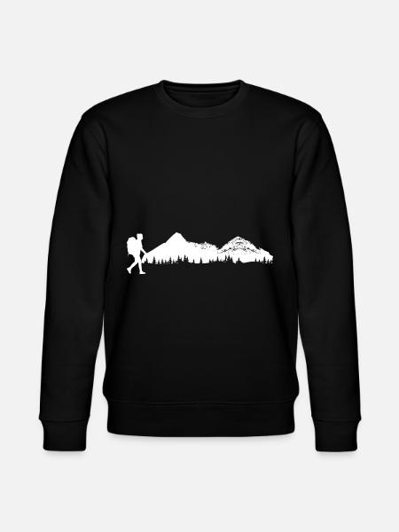 Mountain - Hikers - (8) - Stanley/Stella CHANGER Unisex Organic Sweatshirt - black