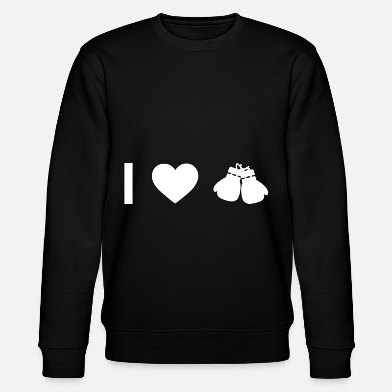 I coeur et boxe - - Sweat bio CHANGER Stanley/Stella Unisexe - noir
