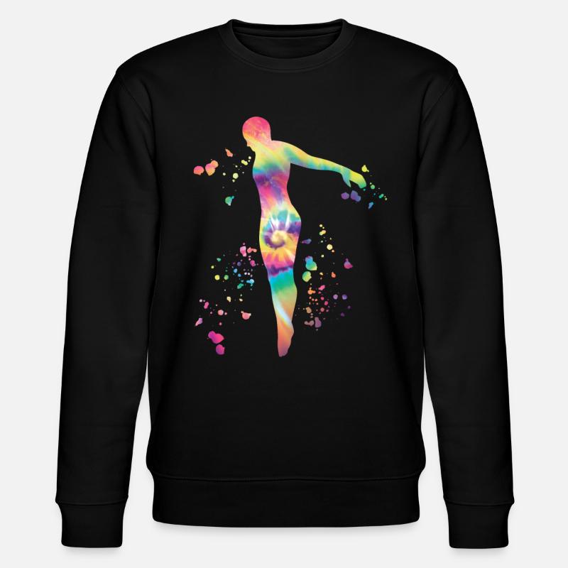 Turmspringen Synchronspringen Kunstspringen - Stanley/Stella Unisex Bio-Sweatshirt CHANGER  - Schwarz