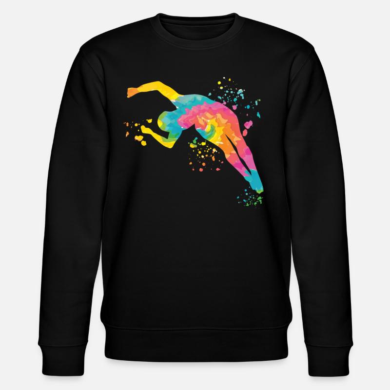 Synchronisierter Wassertaucher High Diver - Stanley/Stella Unisex Bio-Sweatshirt CHANGER  - Schwarz
