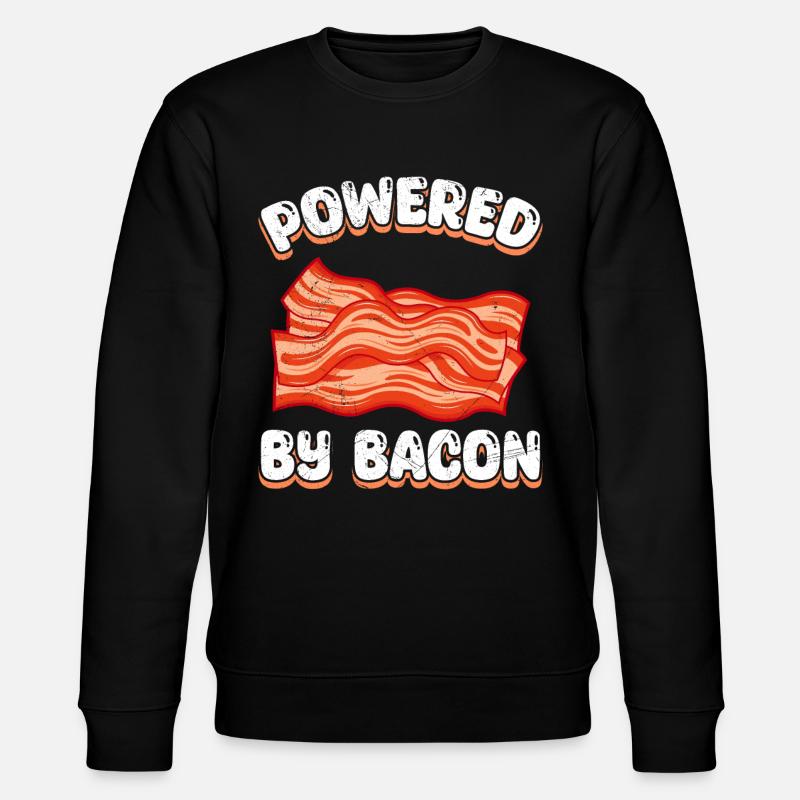 Viande POWERED BY BACON Fun - Sweat bio CHANGER Stanley/Stella Unisexe - noir