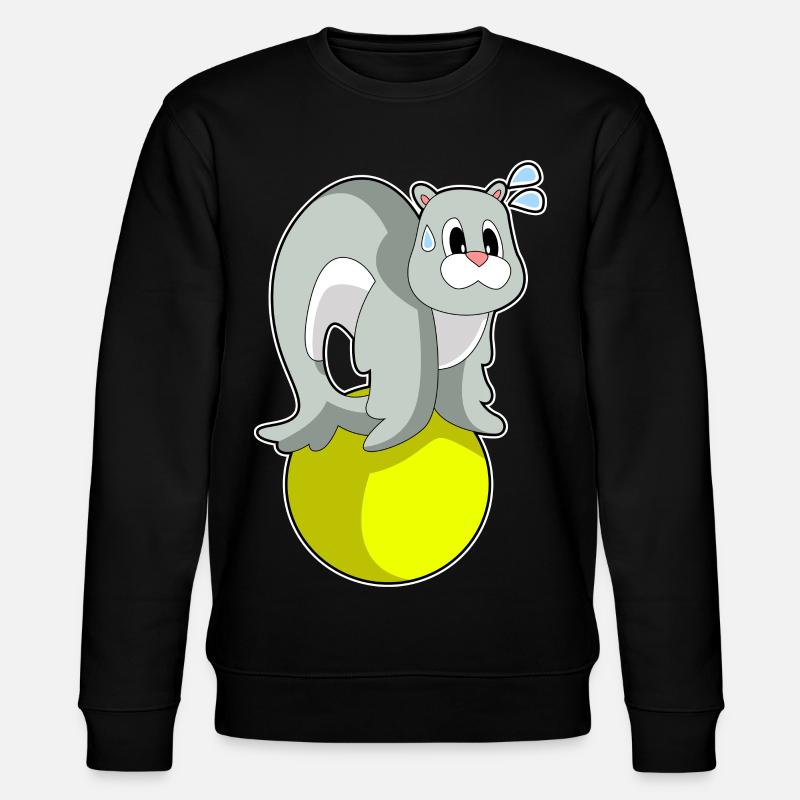 Seehund Zirkus - Stanley/Stella Unisex Bio-Sweatshirt CHANGER - Schwarz
