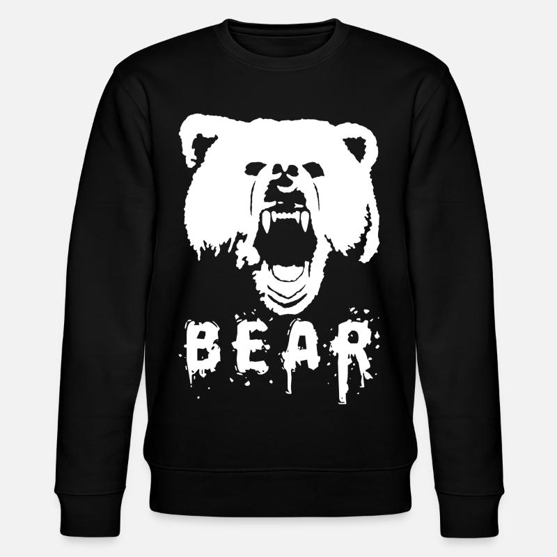 Ours - Sweat bio CHANGER Stanley/Stella Unisexe - noir