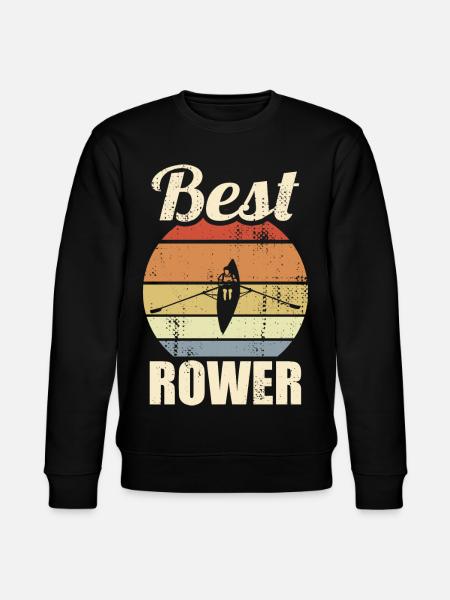 Funny rower - Stanley/Stella CHANGER Unisex Organic Sweatshirt - black