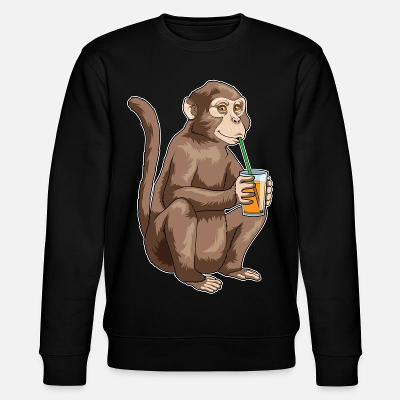 Jus de singe - Sweat bio CHANGER Stanley/Stella Unisexe - noir