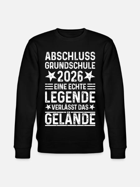 Primary school graduation 2026 - Stanley/Stella CHANGER Unisex Organic Sweatshirt - black