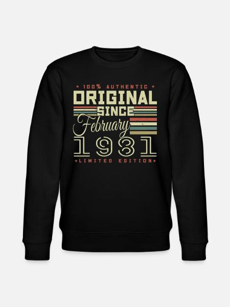 Awesome since February 1981 - Stanley/Stella CHANGER Unisex Organic Sweatshirt - black