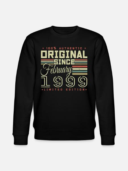 Awesome since February 1999 - Stanley/Stella CHANGER Unisex Organic Sweatshirt - black