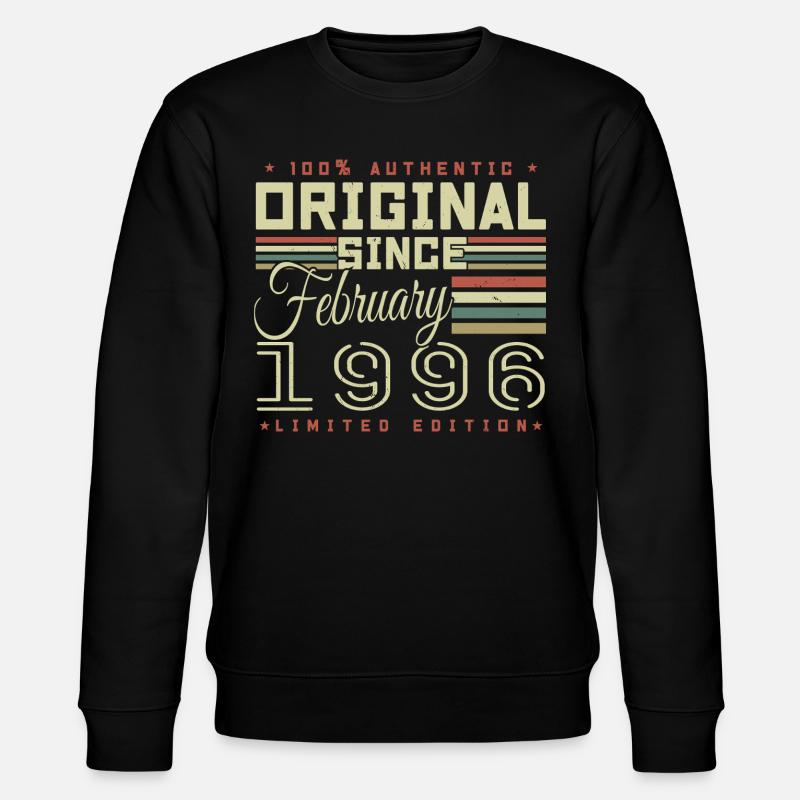 Awesome since February 1996 - Stanley/Stella CHANGER Unisex Organic Sweatshirt - black