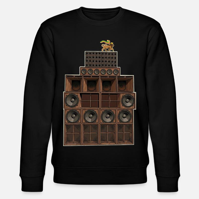 Reggae sound system - Stanley/Stella CHANGER Unisex Organic Sweatshirt - black